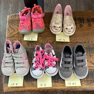 Kids/toddler shoes size 8-9 bundle